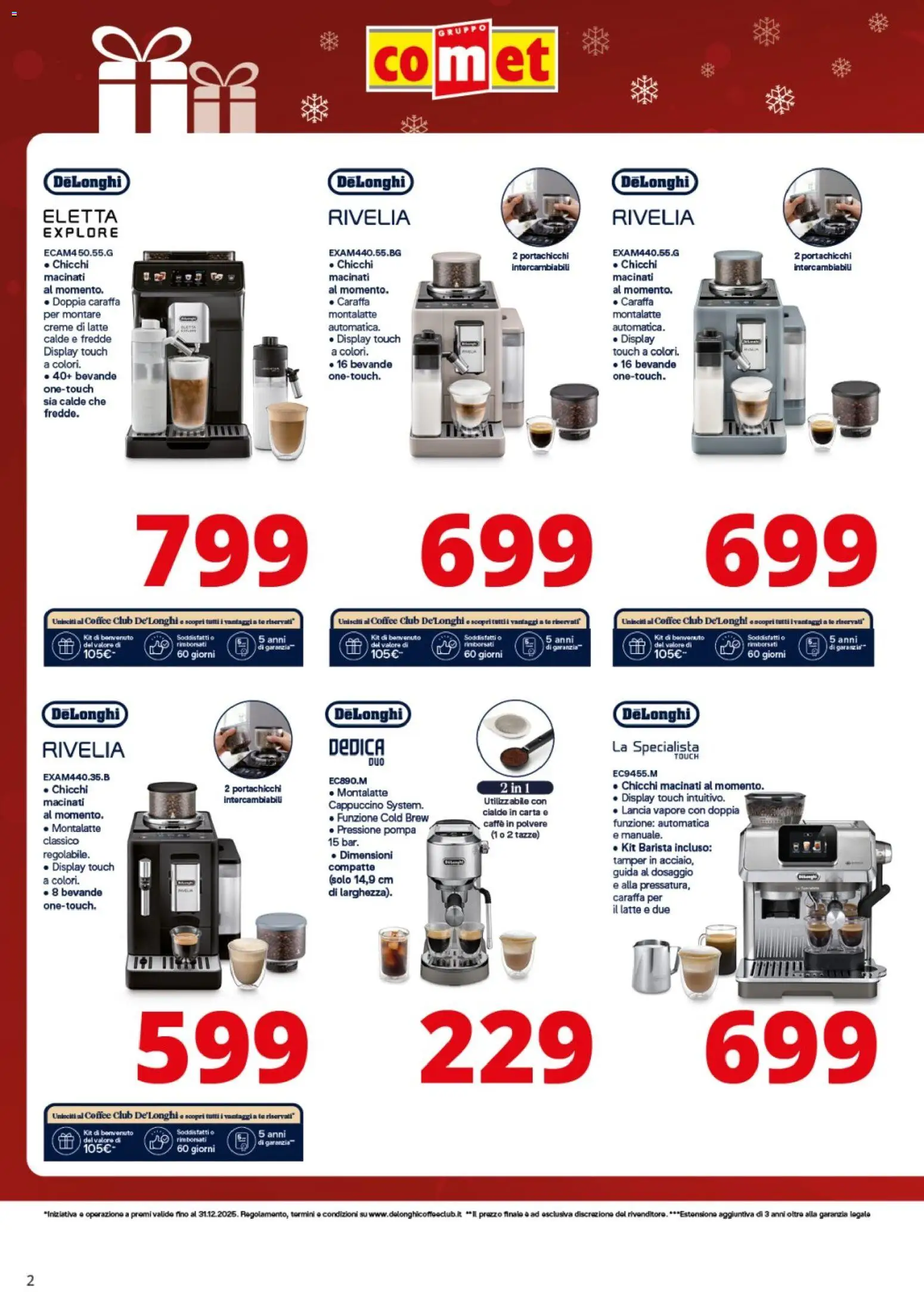 Comet De'Longhi Caffè Natale catalogo - pagina 2 - valido dal 04/12/2025