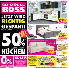 Vorschau SB Möbel Boss Prospekt Neubrandenburg gültig ab 23.08.2025