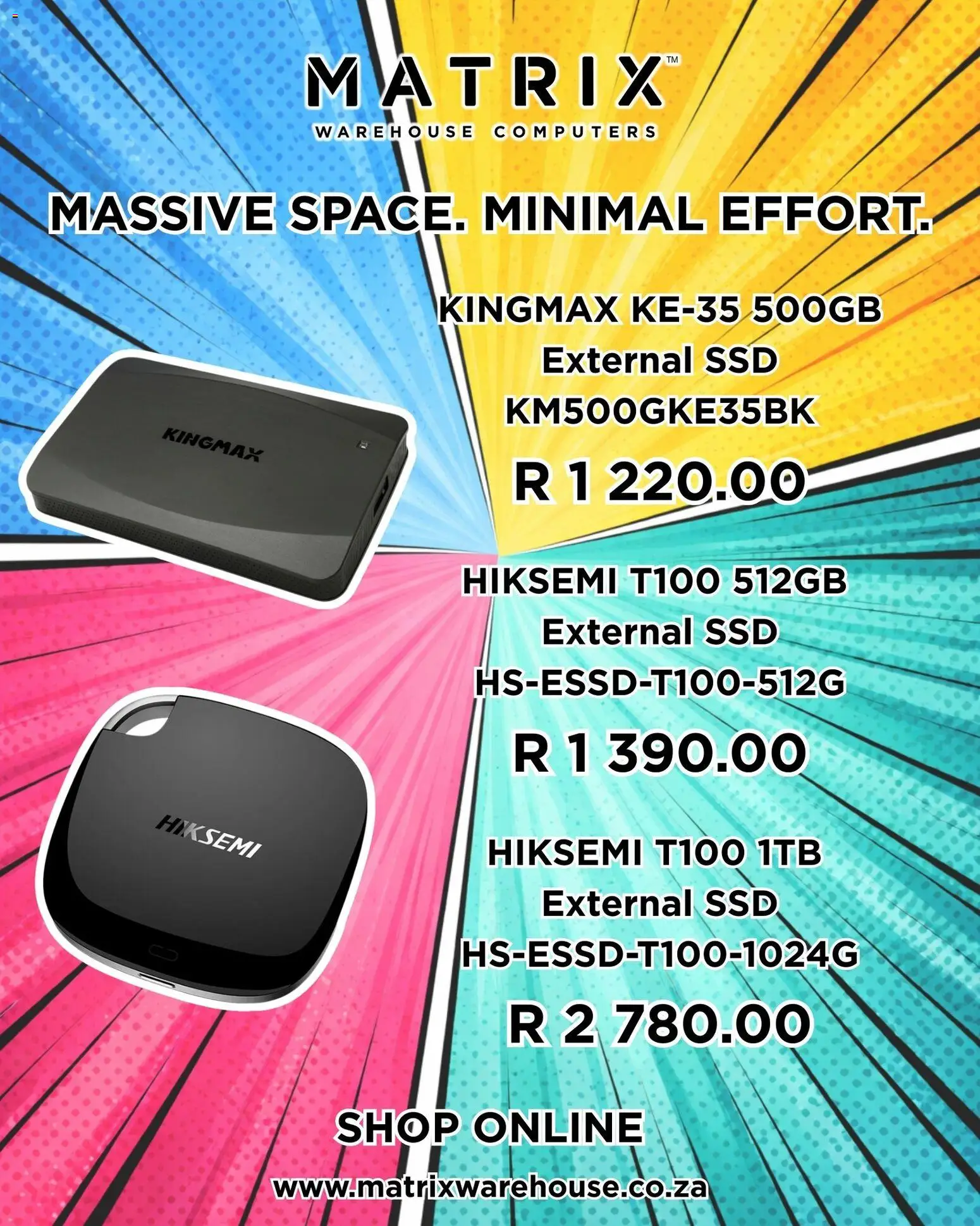 Matrix Warehouse Massive Space. Minimal Effort.  - page 1- valid from 12/02/2026