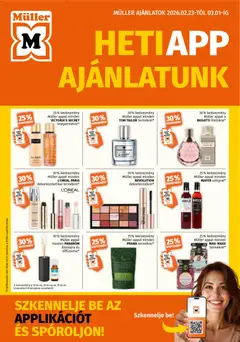 Előnézet Müller Akciós újság érvényes 2026.02.23.-tól
