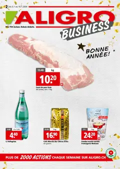 Vorschau Aligro Aktionen Business Chavannes, Matran, Genève, Sion gültig ab 05.01.2026