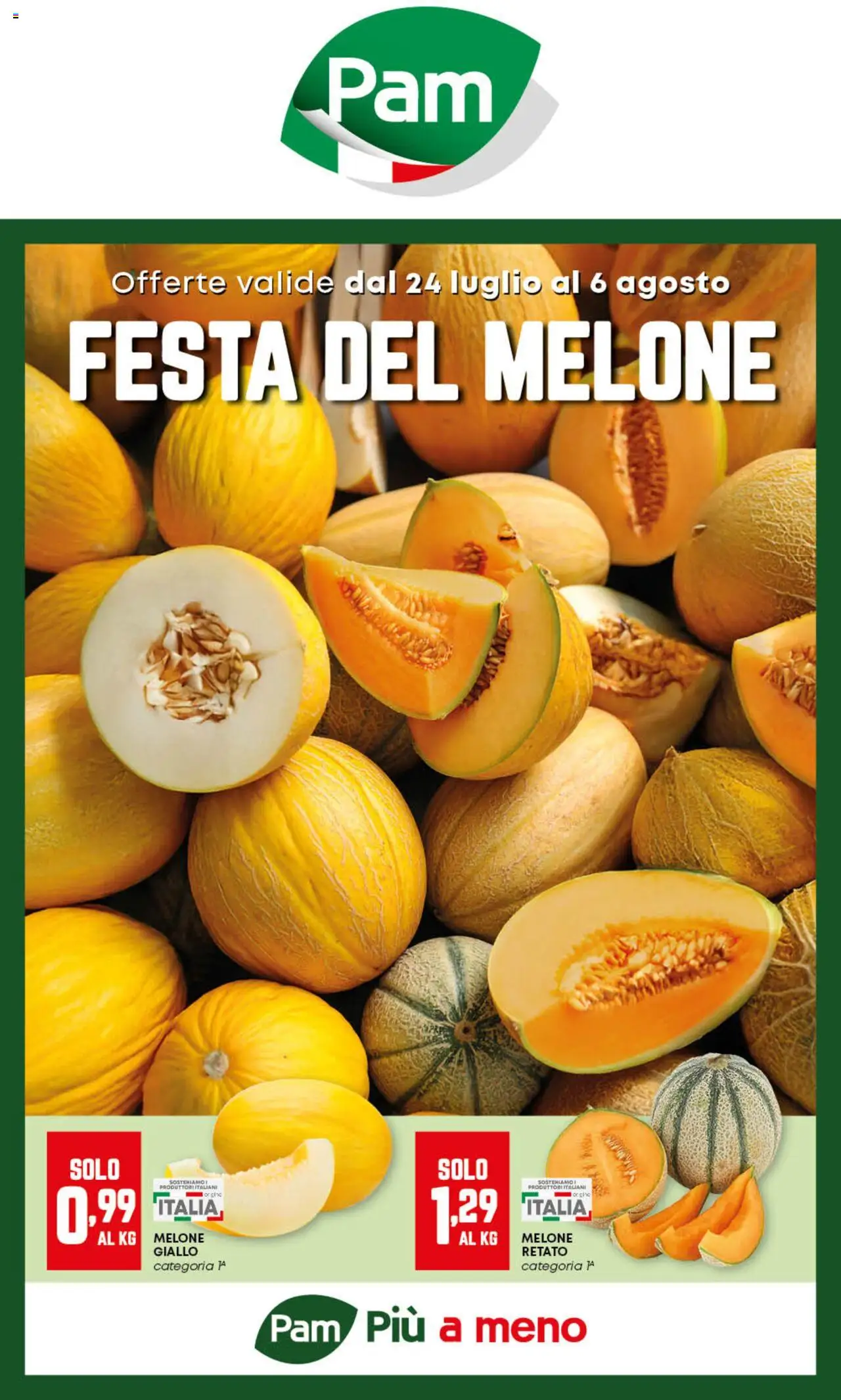 PAM Festa del melone catalogo - pagina 1 - valido dal 24/07/2025