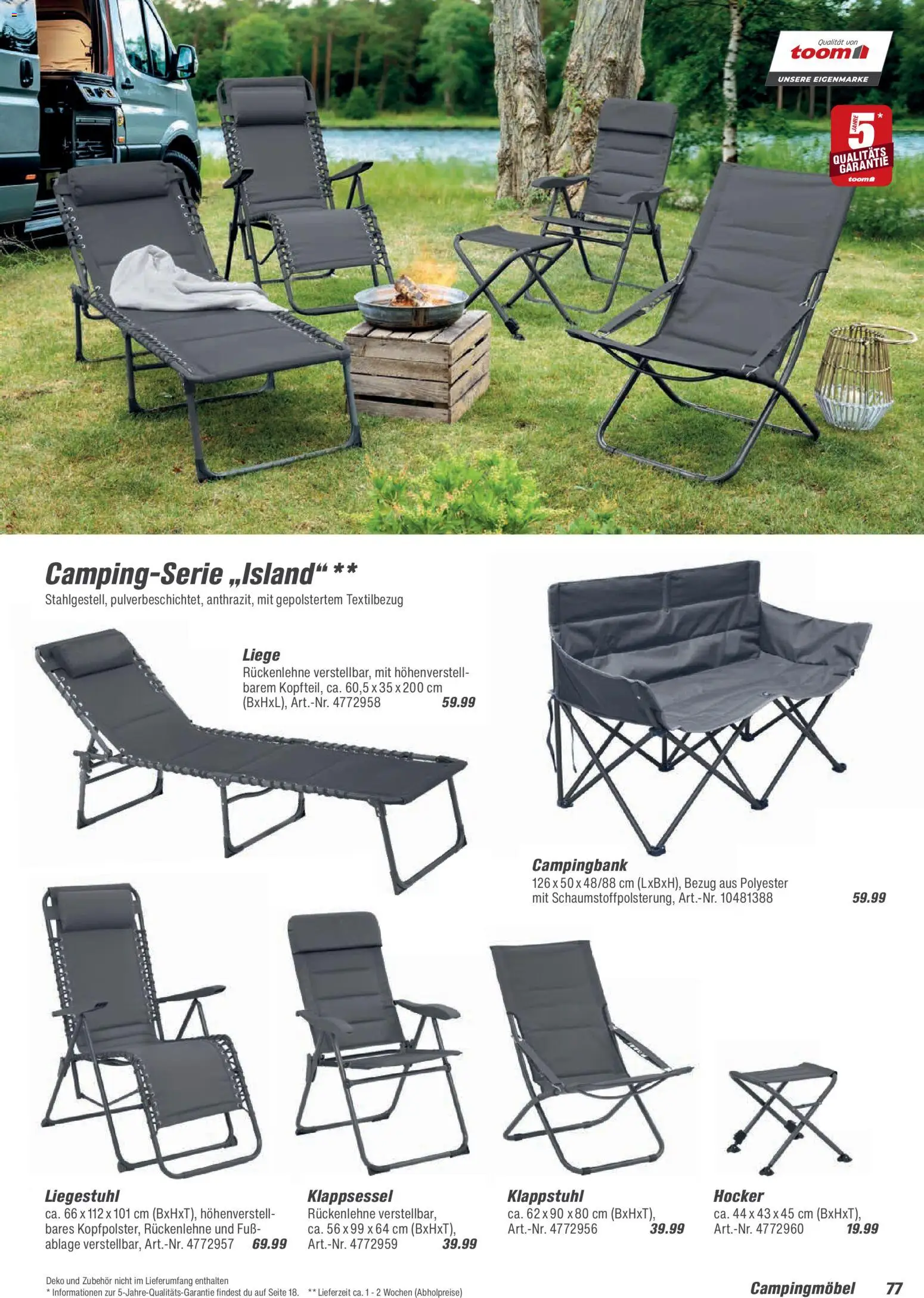 Toom Baumarkt  Gartenmöbel & Solar-Leuchten 2026 - Seite 77 - gültig ab 01.01.2026