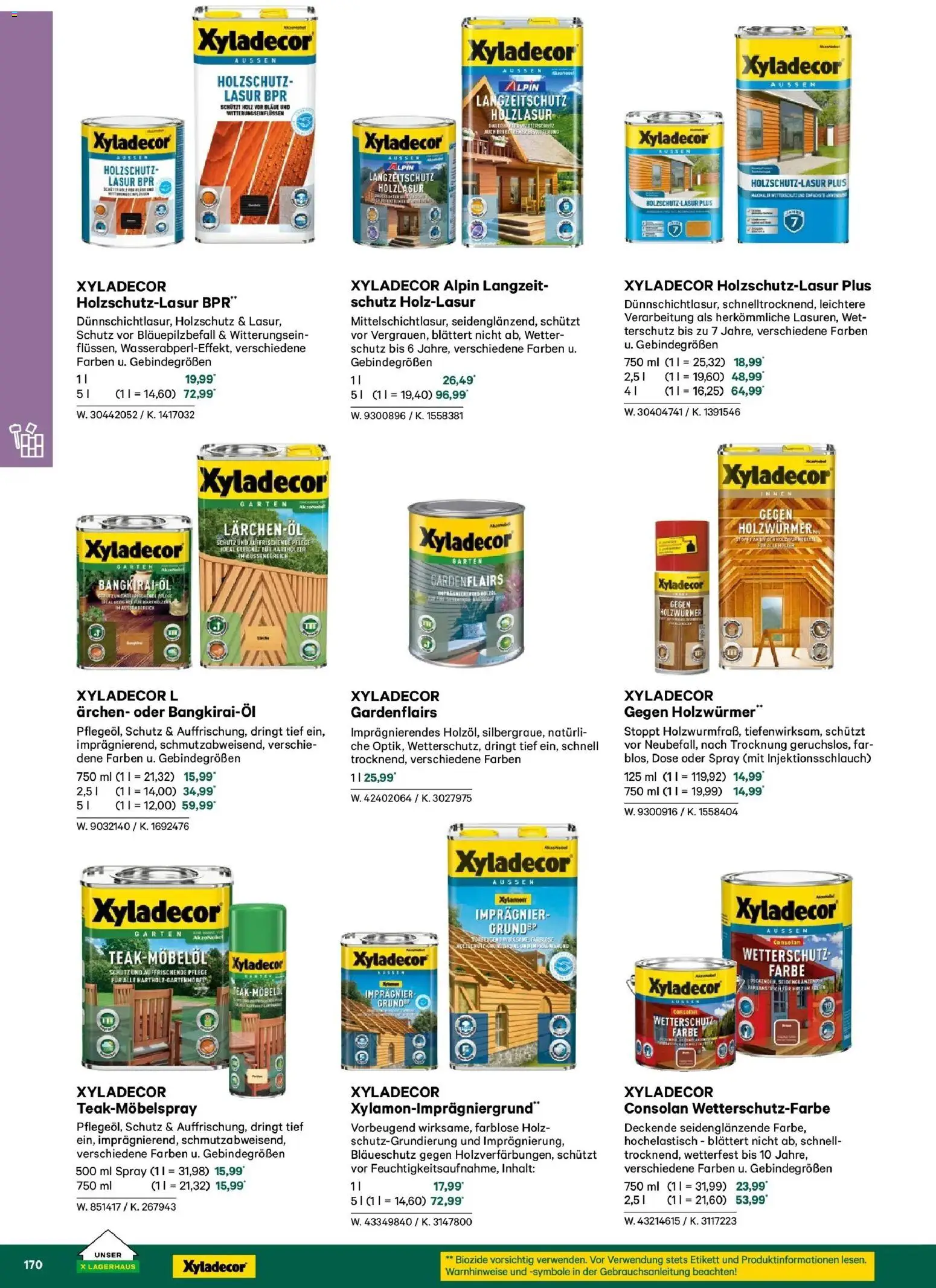 Lagerhaus Garten & Freizeit Katalog 2026 - Wien, Innsbruck - page 170- valid from 01.03.2026