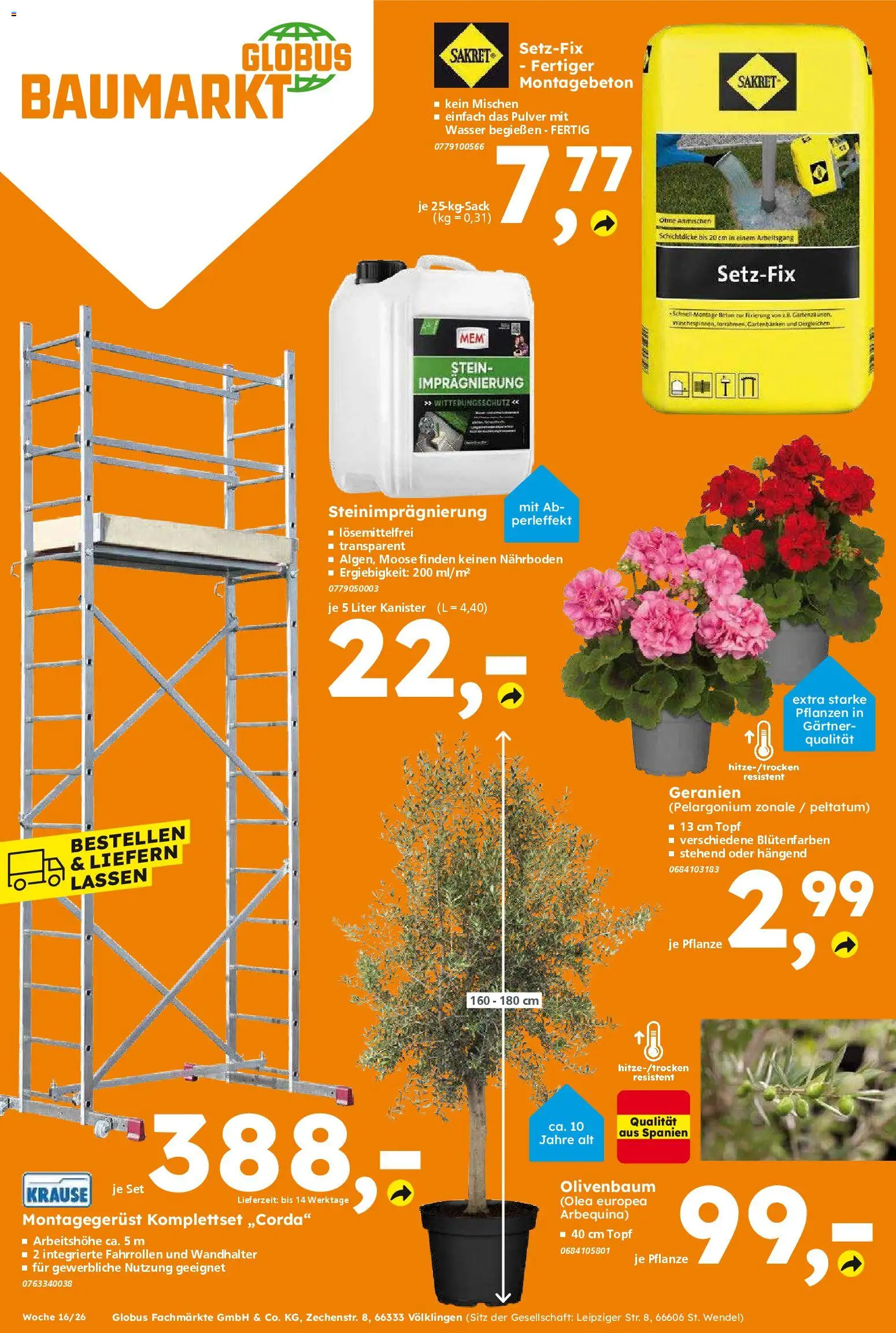 Globus Baumarkt Prospekt 	 - Seite 16 - gültig ab 13.04.2026
