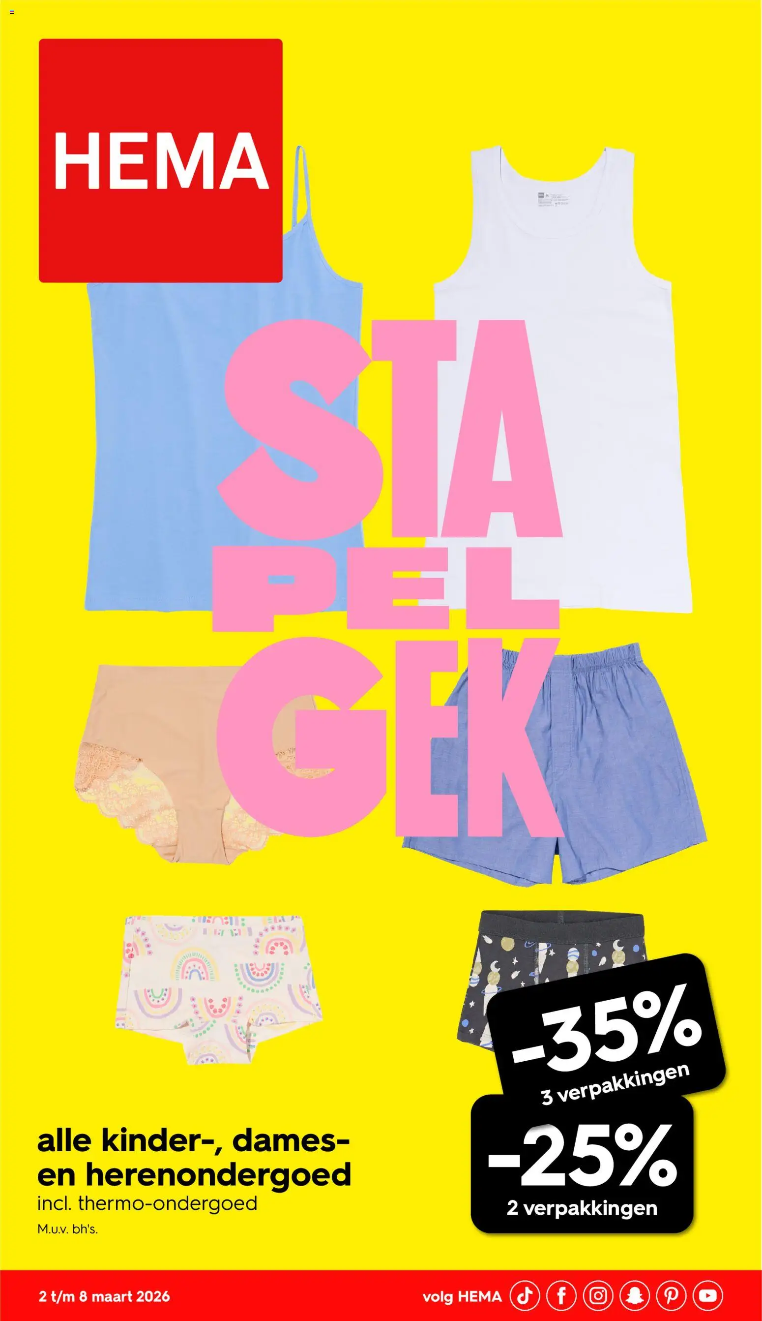 Hema folder / publicité - pagina 1- geldig vanaf 02/03/2026