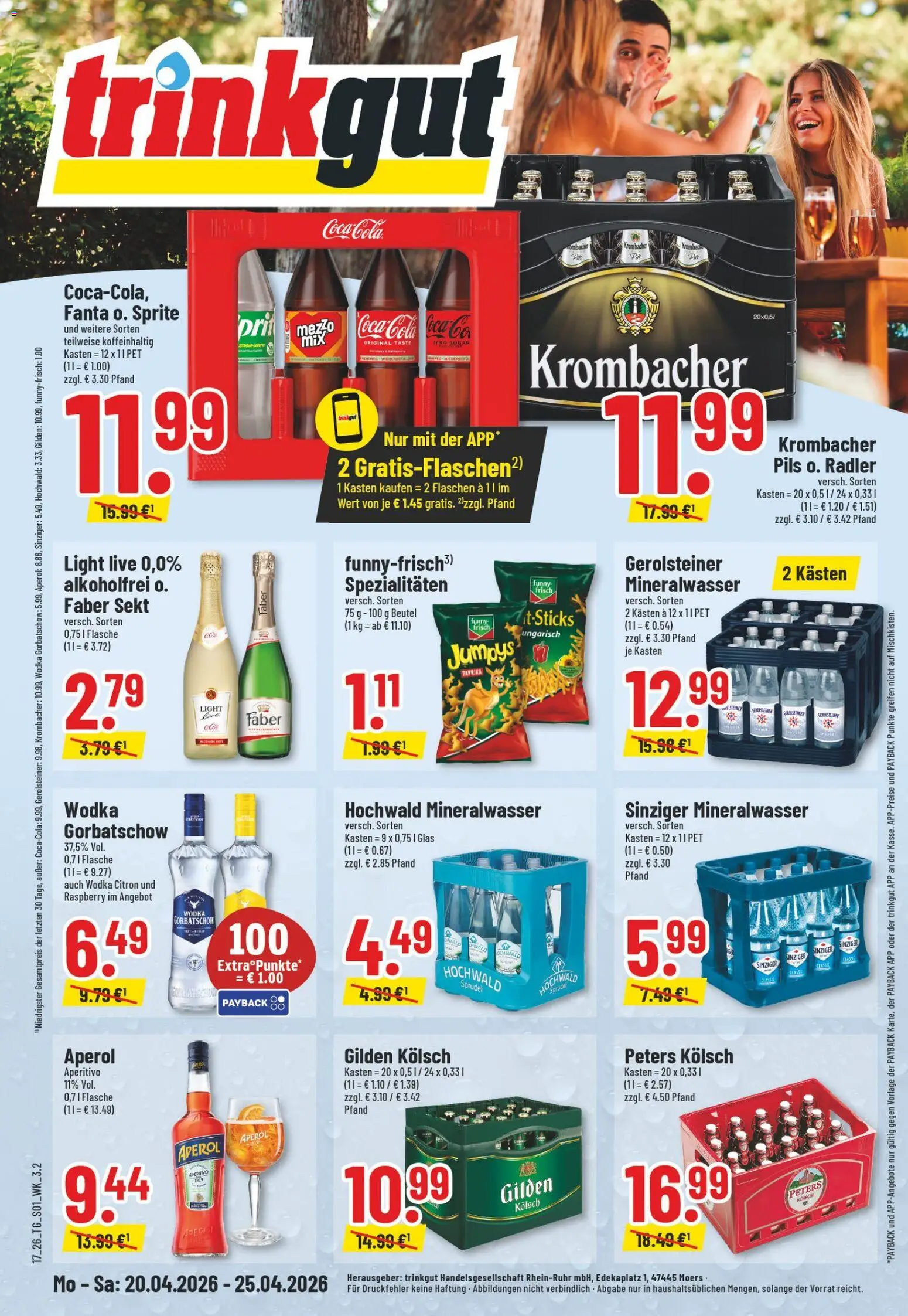 Trinkgut Prospekt 	 - Seite 1 - gültig ab 20.04.2026