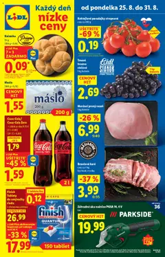 Lidl leták platný od 25.08.2025
