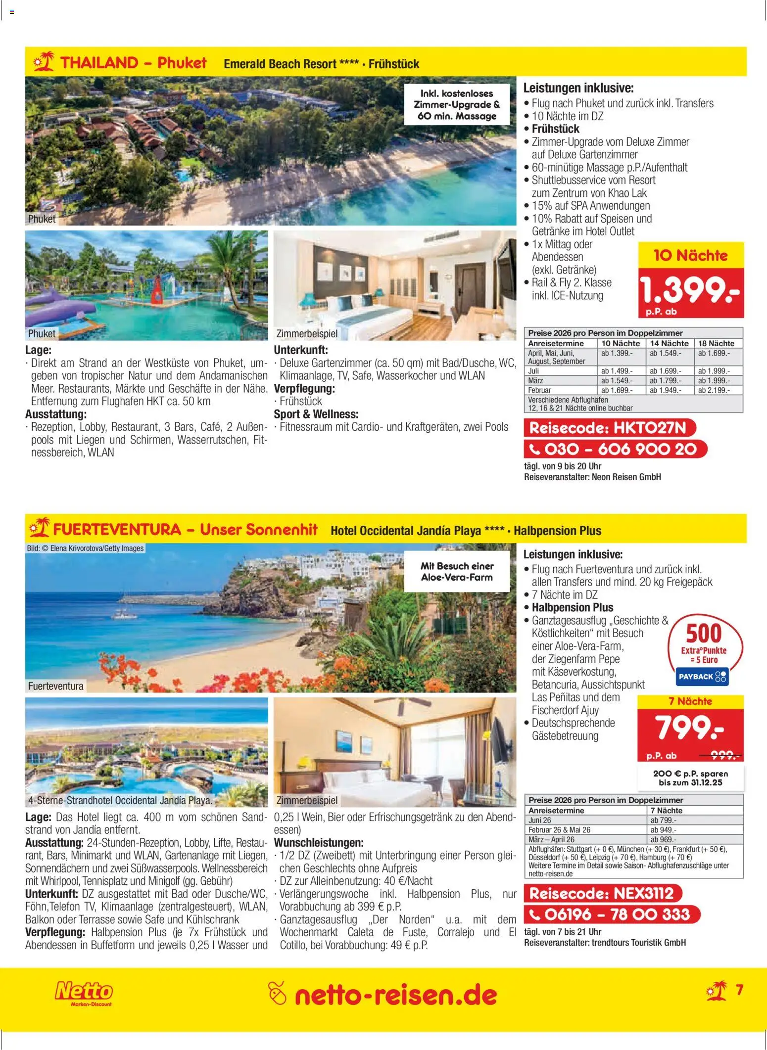 Netto Reisen Prospekt 	 - Seite 7 - gültig ab 27.11.2025