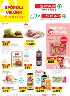 Előnézet Spar Market Akciós újság érvényes 2025.07.31.-tól