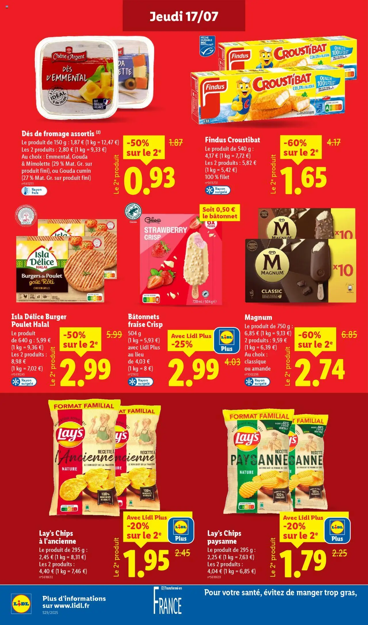 LIDL catalogue semaine 28 - page 12 - valable à partir du 17/07/2025