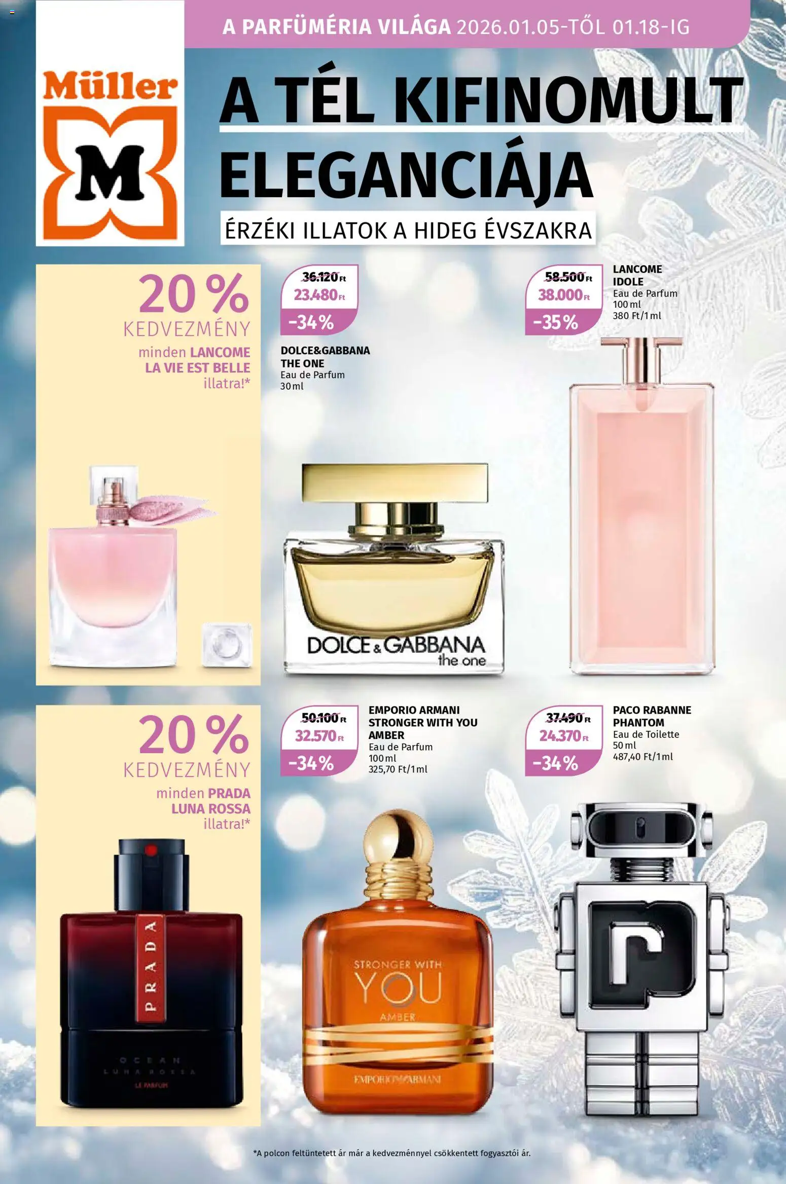 Müller - A parfüméria világa - 1oldal - érvényes 2026.01.05.-tól