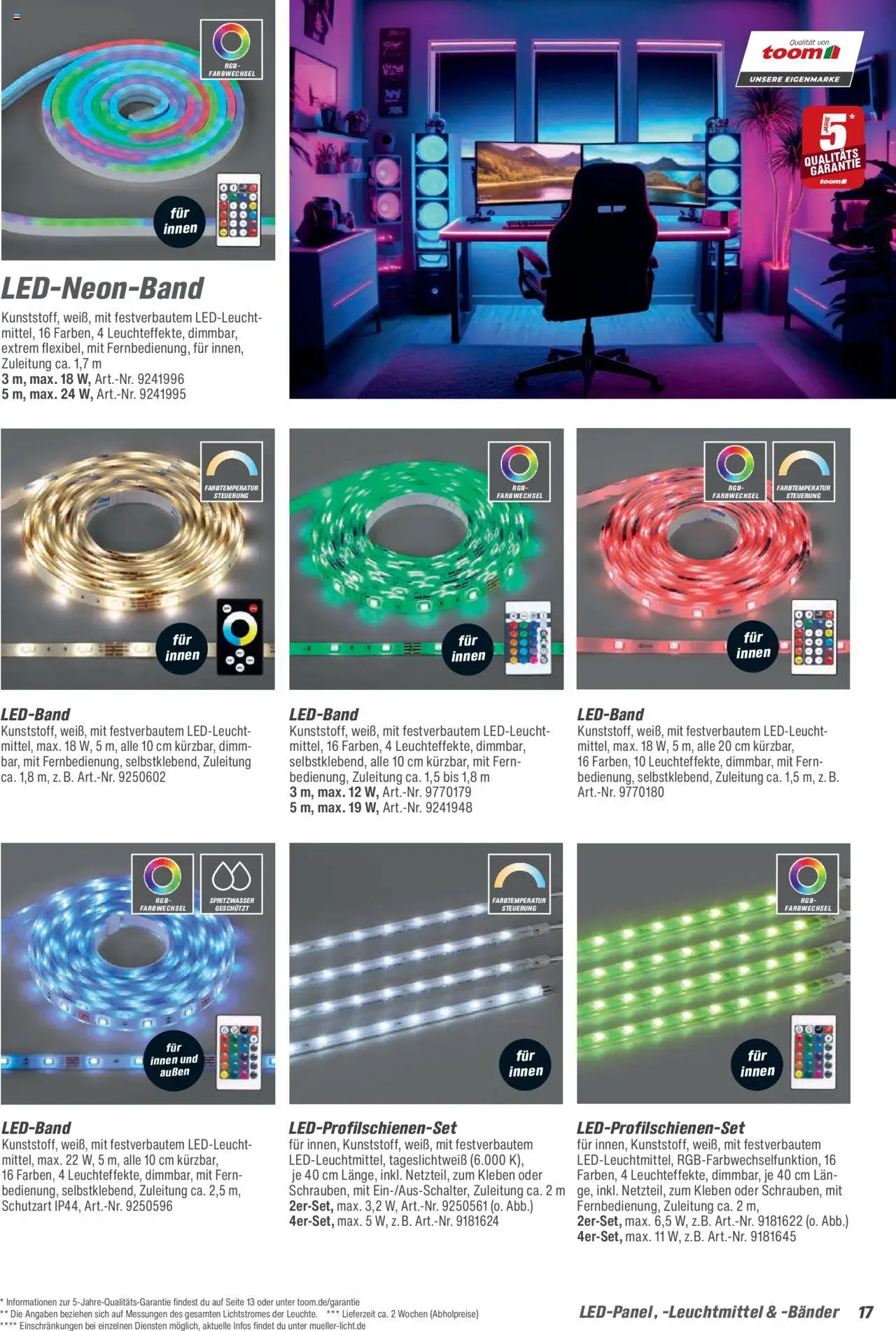 Toom Baumarkt Leuchten & Tapeten  - Seite 17 - gültig ab 01.09.2025