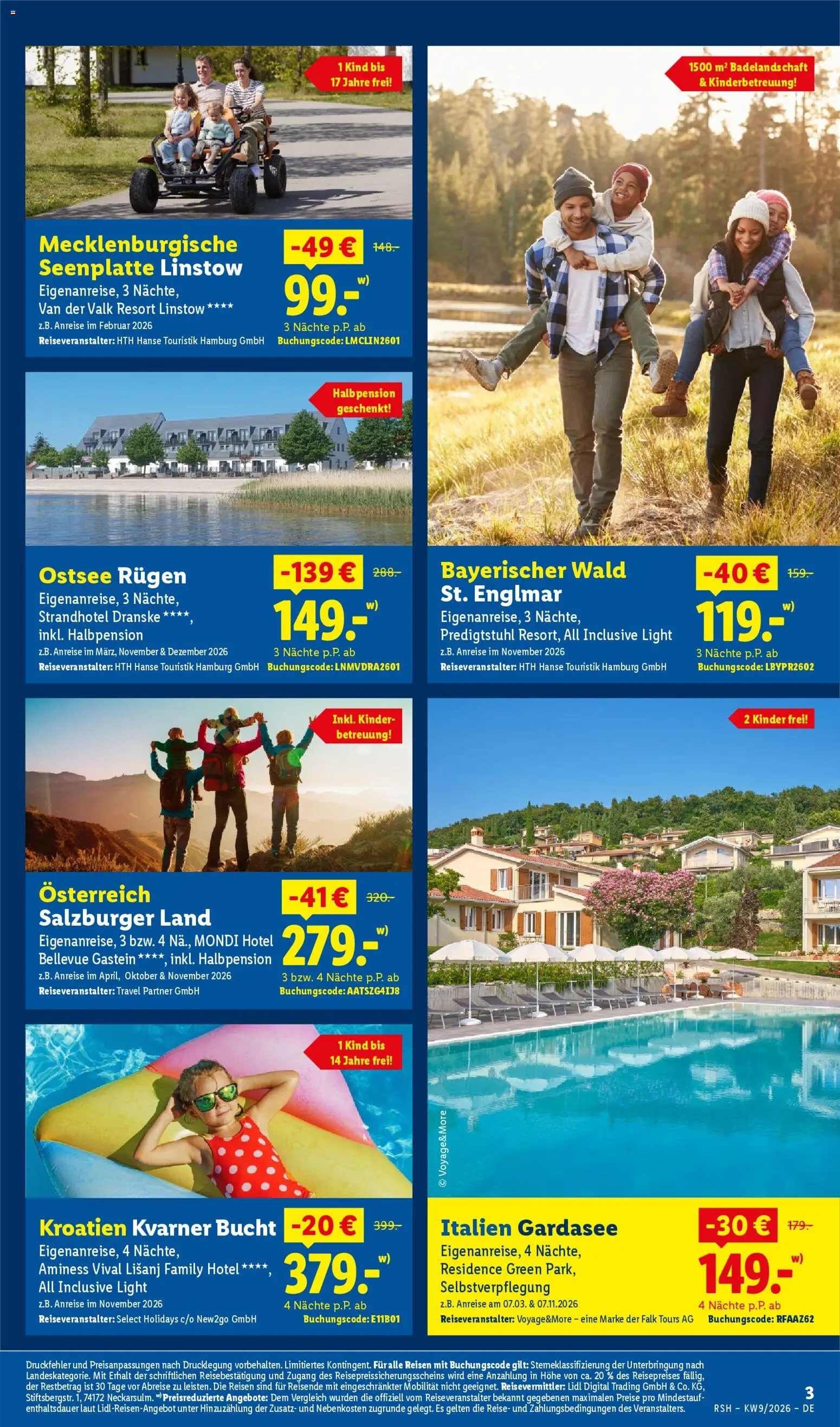 Lidl Reisen Prospekt 	 - Seite 3 - gültig ab 21.02.2026