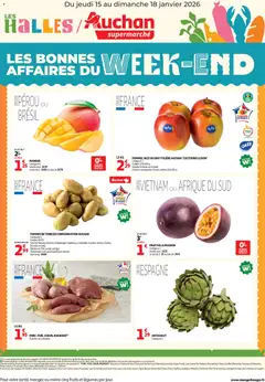 Aperçu Auchan - Les bons plans du week-end dans votre super ! valable à partir du 15/01/2026