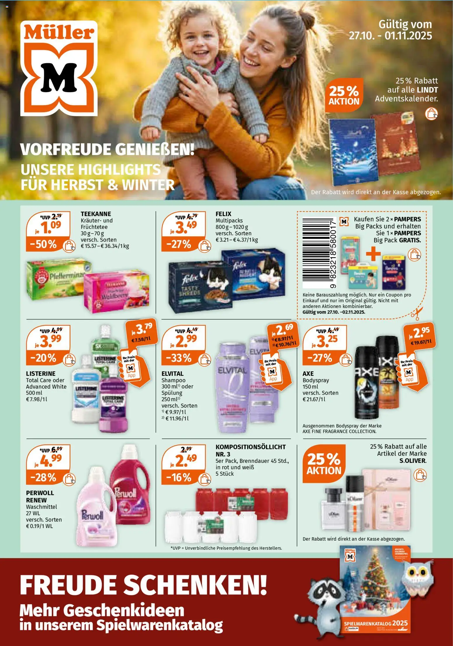 Müller Prospekt 	 - Seite 1 - gültig ab 27.10.2025