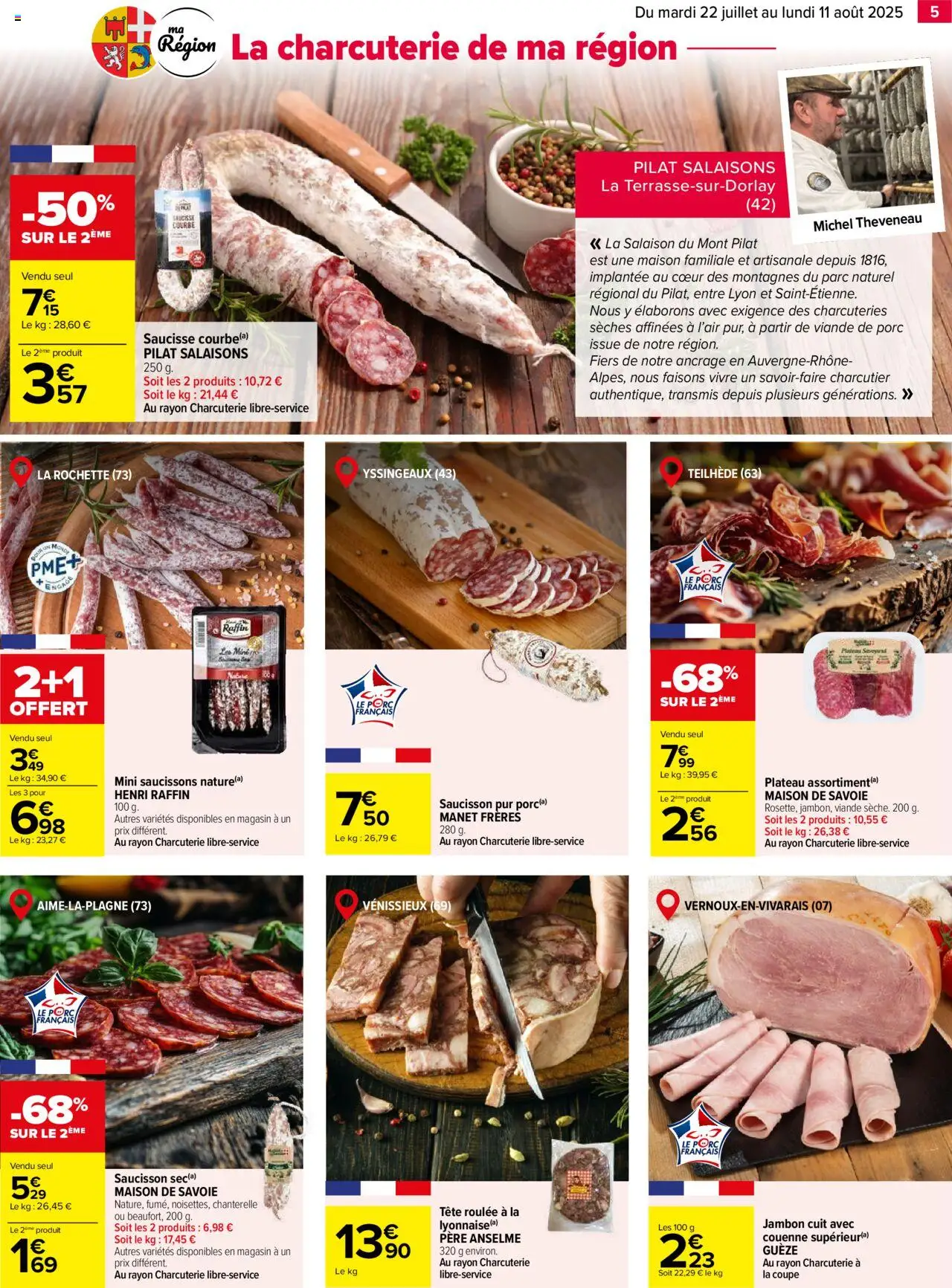 Carrefour le meilleur de ma région - page 5 - valable à partir du 22/07/2025