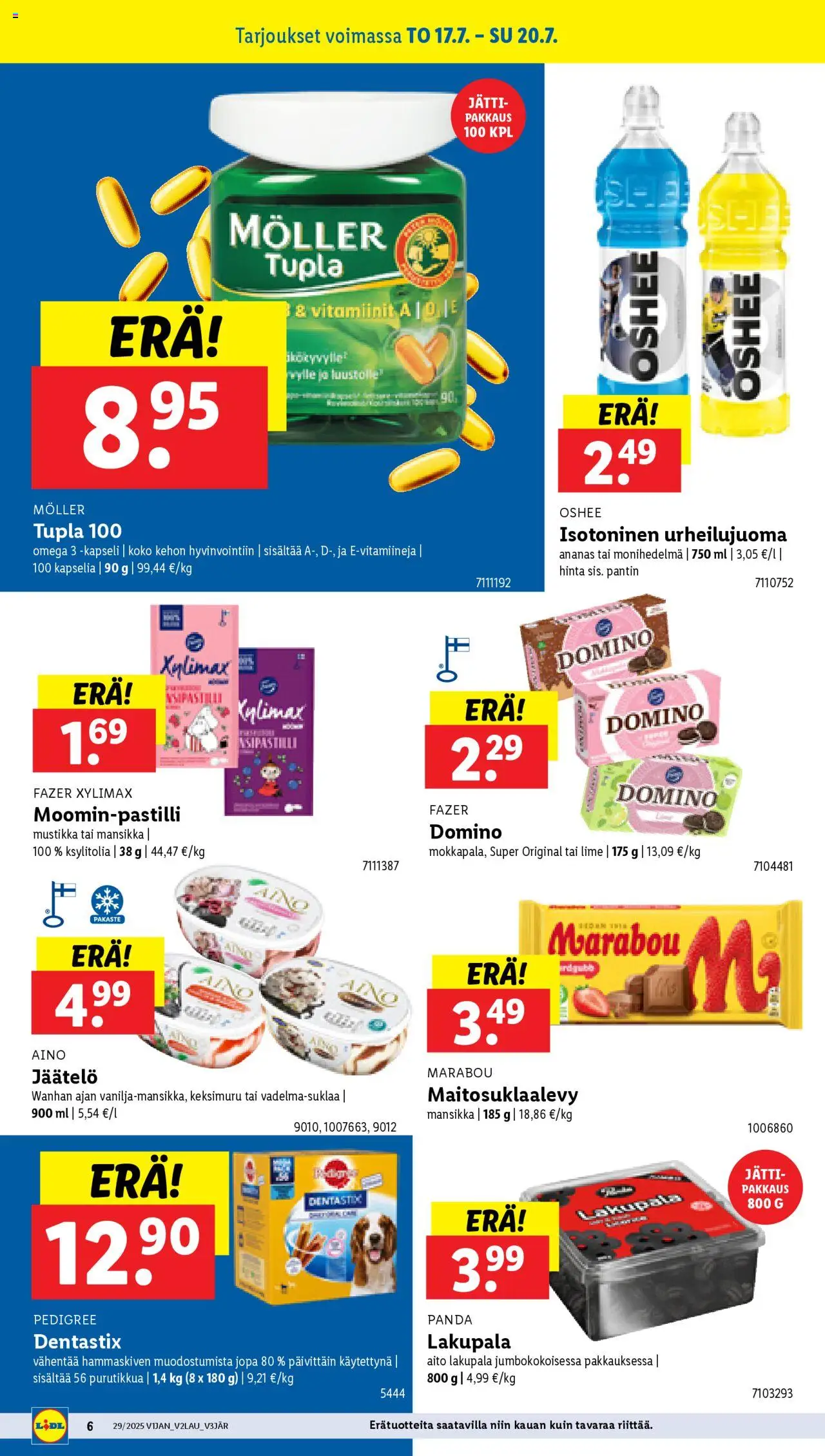 Lidl tarjoukset - sivu 8- voimassa alkaen 17/07/2025