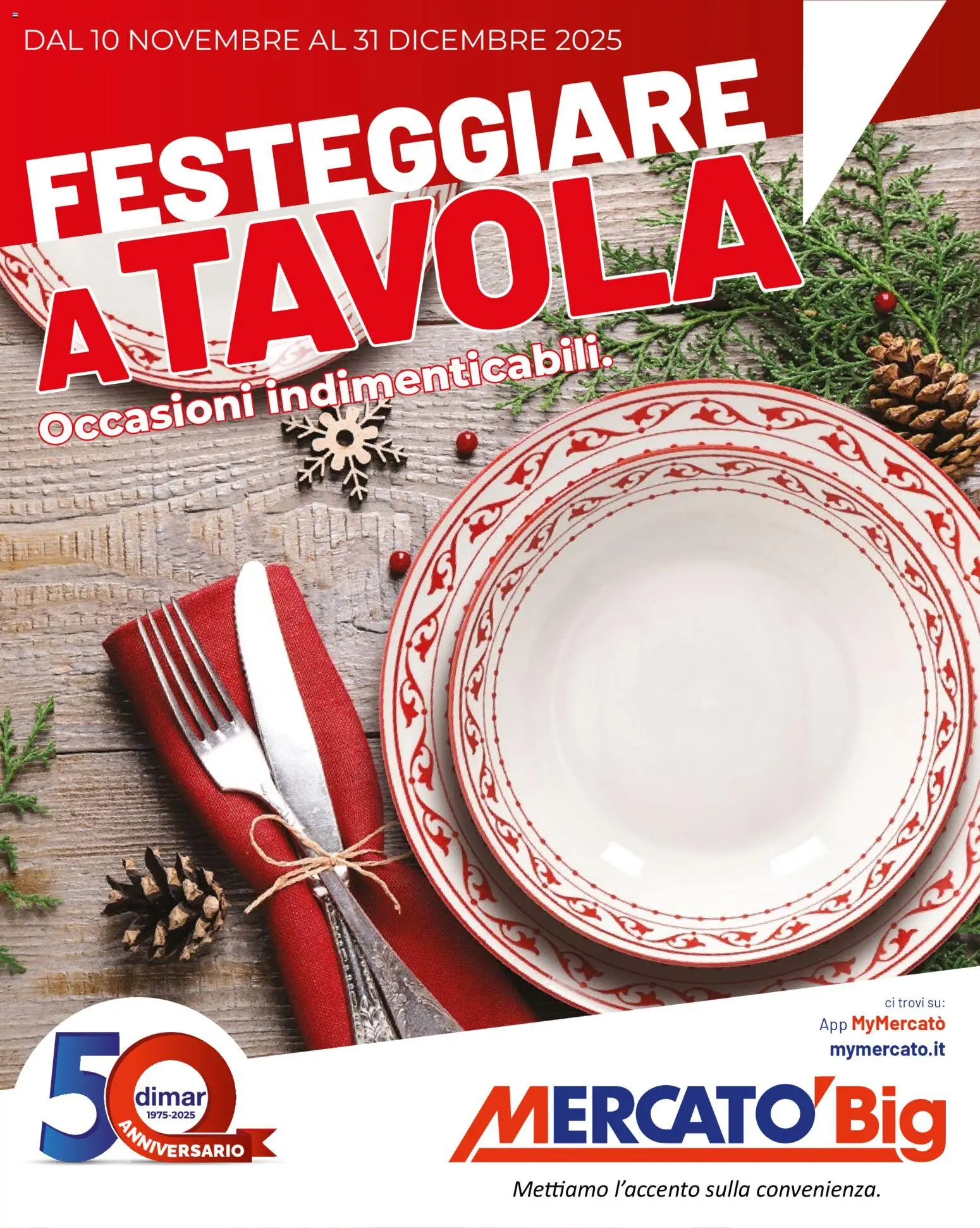 Mercatò Big - Festeggiare a tavola catalogo - pagina 1 - valido dal 10/11/2025