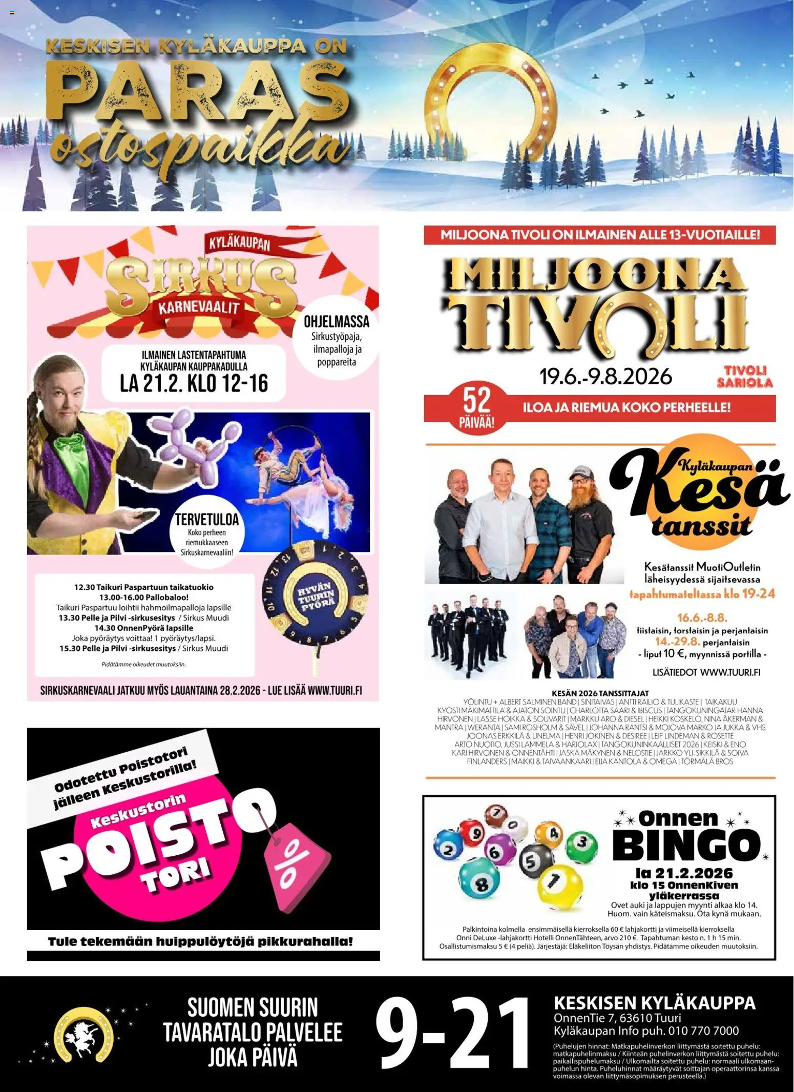 Tuuri tarjoukset - sivu 1- voimassa alkaen 18/02/2026