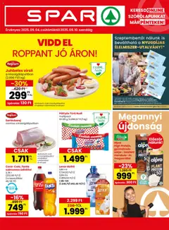 Előnézet Spar Akciós újság érvényes 2025.09.04.-tól