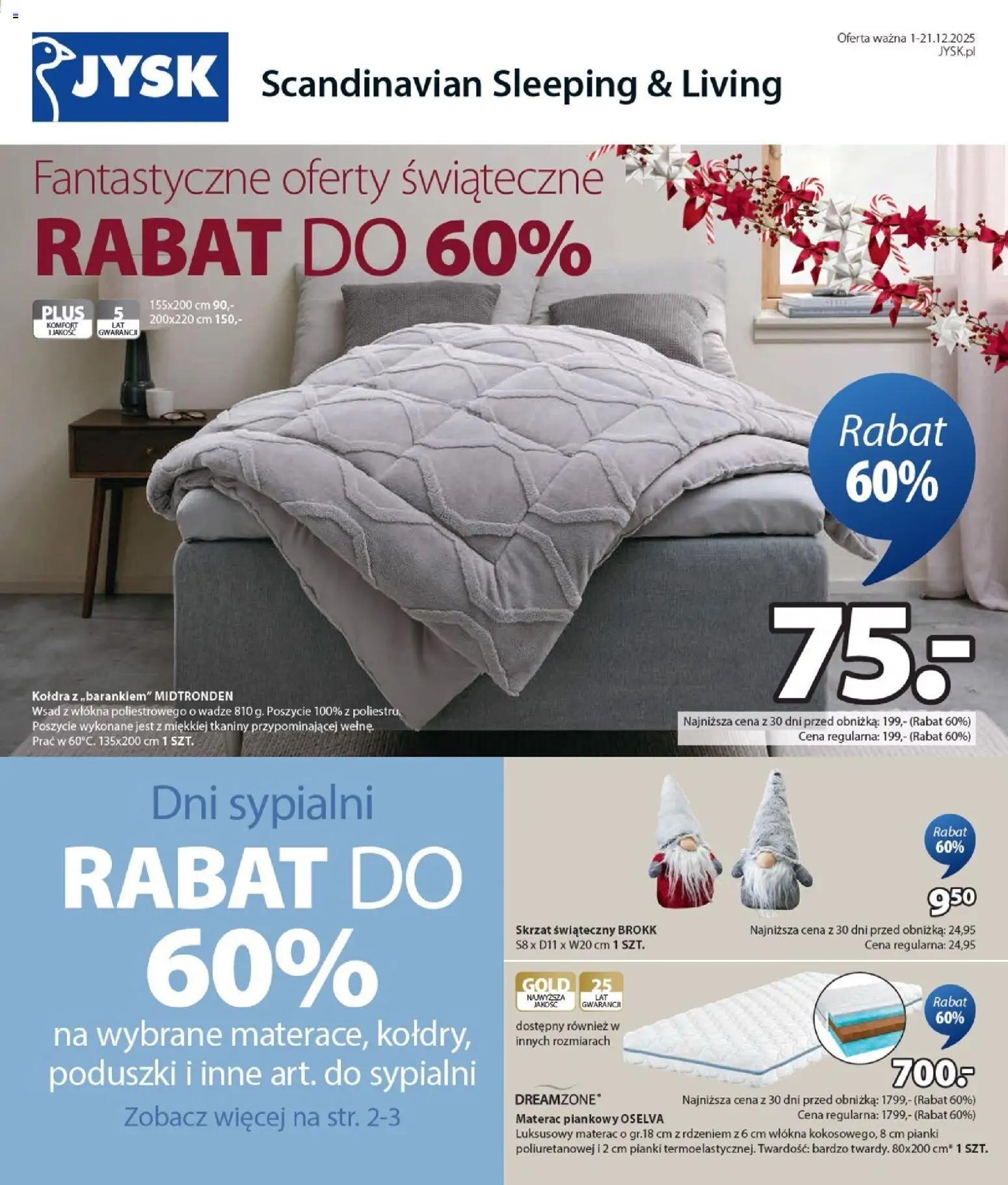 JYSK Gazetka - strona 1- ważny od 01.12.2025