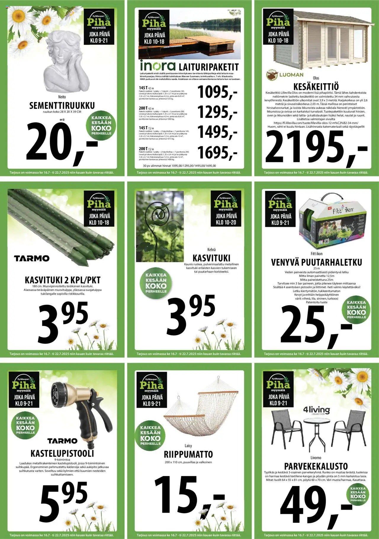 Tuuri tarjoukset - sivu 25- voimassa alkaen 16/07/2025