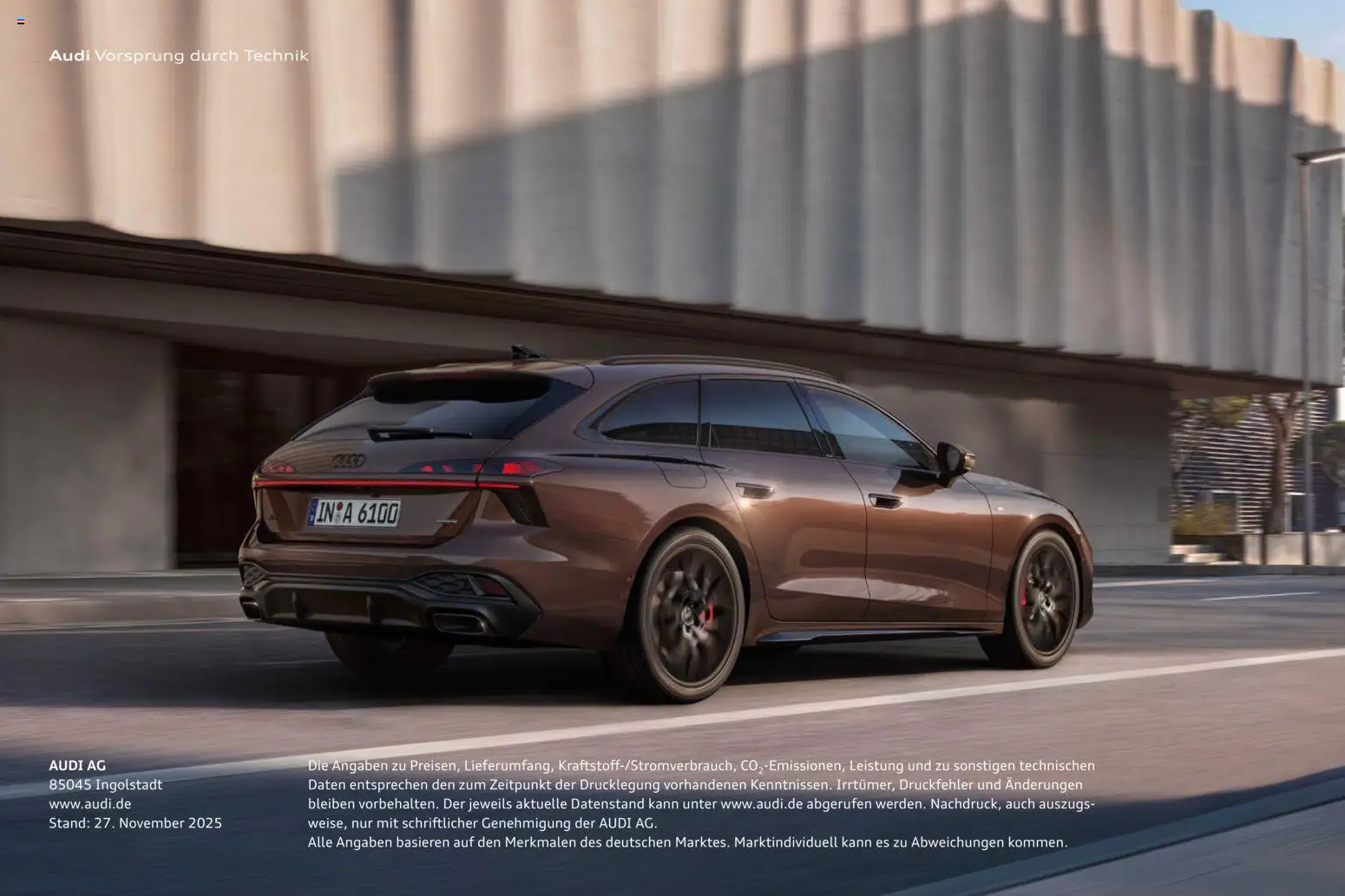Audi A6 - Seite 170 - gültig ab 28.10.2025