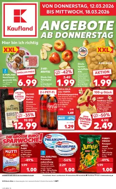 Vorschau Kaufland Prospekt 	 gültig ab 12.03.2026