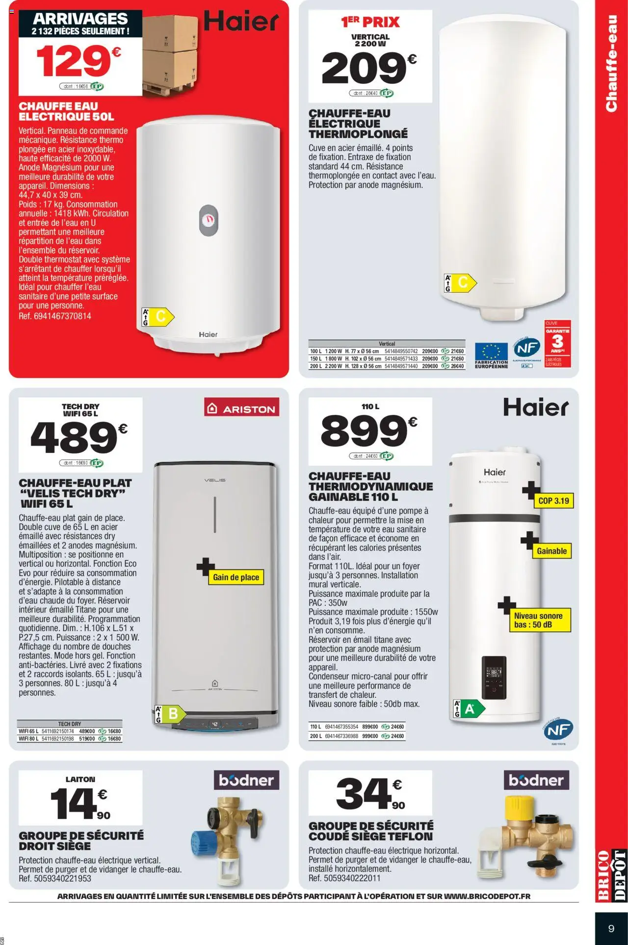 Brico Dépôt catalogue - page 9 - valable à partir du 18/07/2025