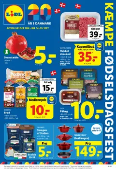 Forhåndsvisning Lidl - Tilbudsavis gyldig fra 14/09/2025
