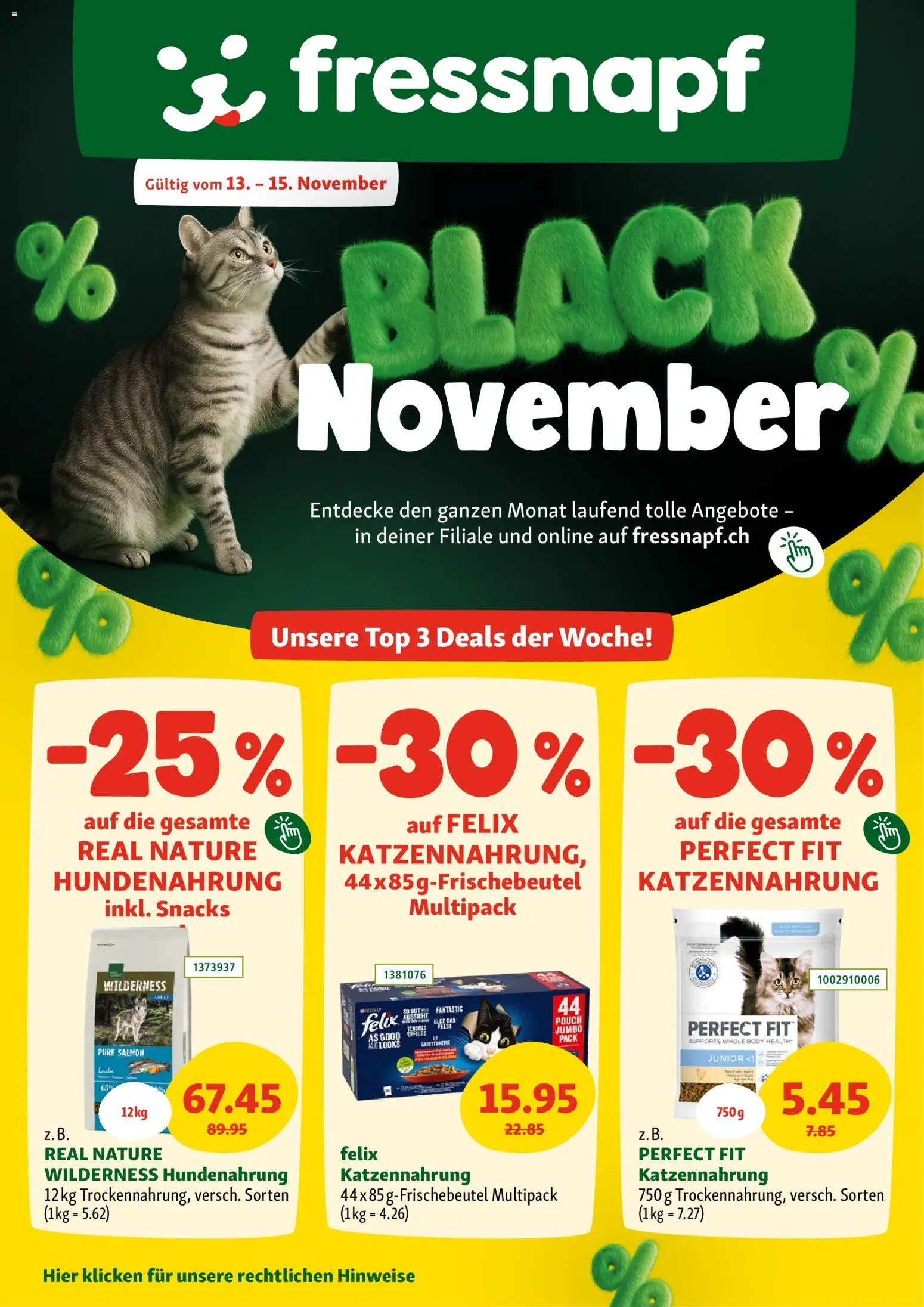 Fressnapf - Black Friday - Seite 1- gültig ab 13.11.2025