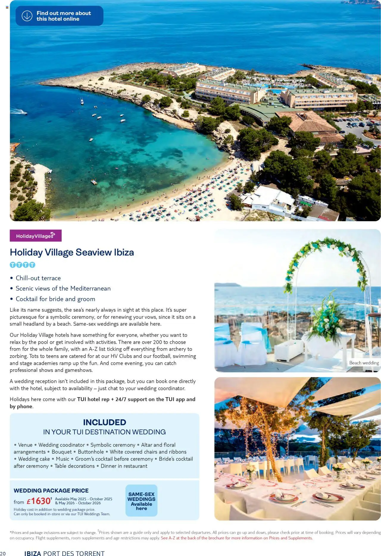 TUI - Weddings 2026 - page 20- valid from 01/05/2025
