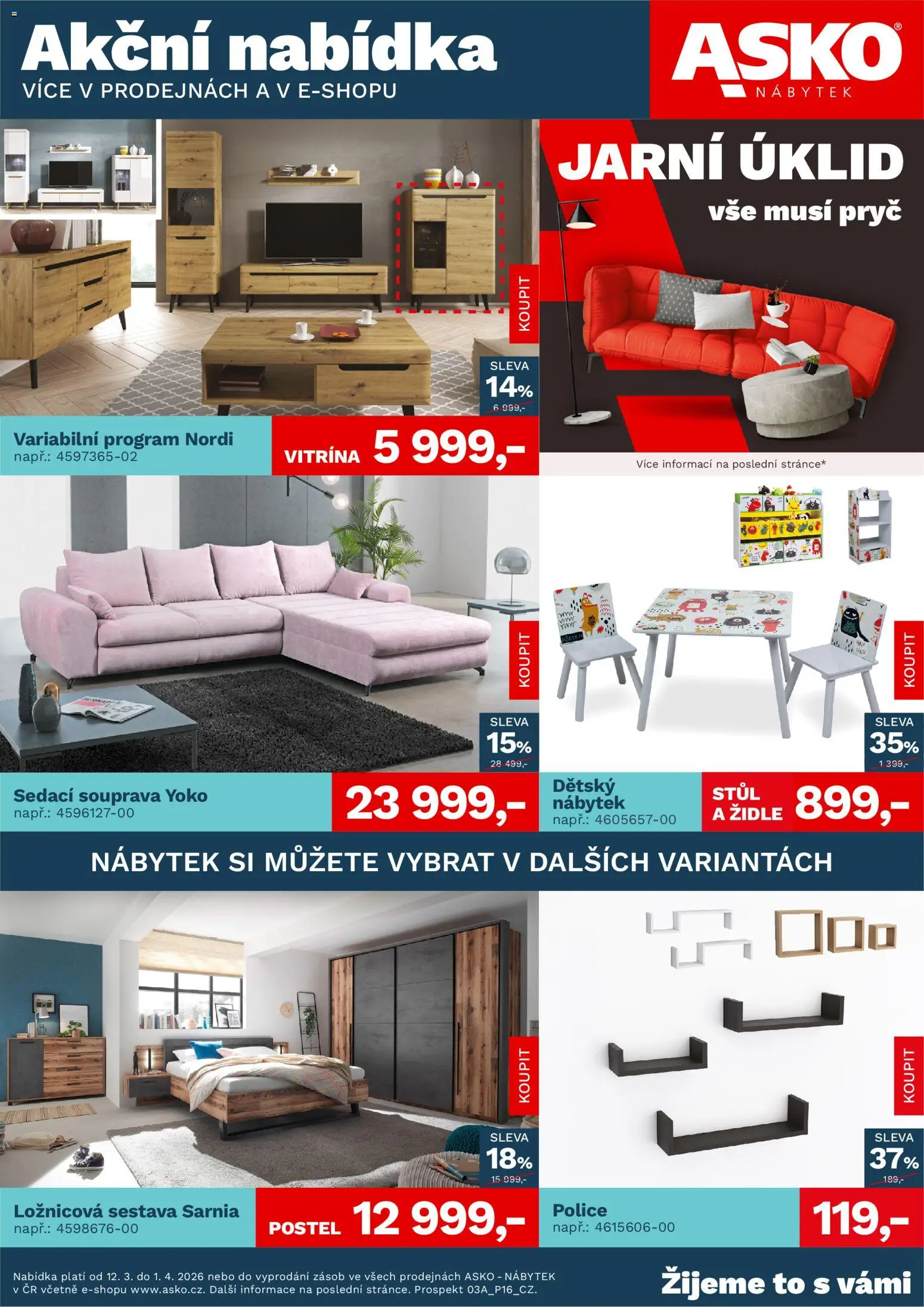 ASKO nábytek leták - strana 1- platný od 12.03.2026