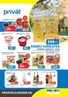 Előnézet PRIVÁT akciós újság érvényes 2026.04.23.-tól