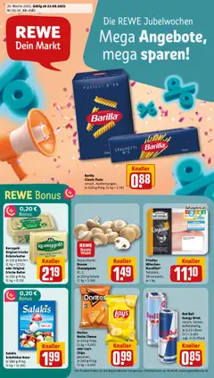 Vorschau Rewe Prospekt 	 gültig ab 22.09.2025