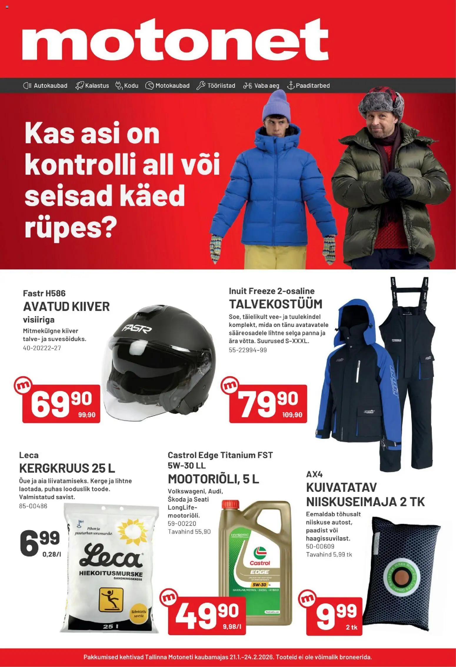 Motonet tarjoukset - Kas olukord on kontrolli all? - sivu 1- voimassa alkaen 21/01/2026