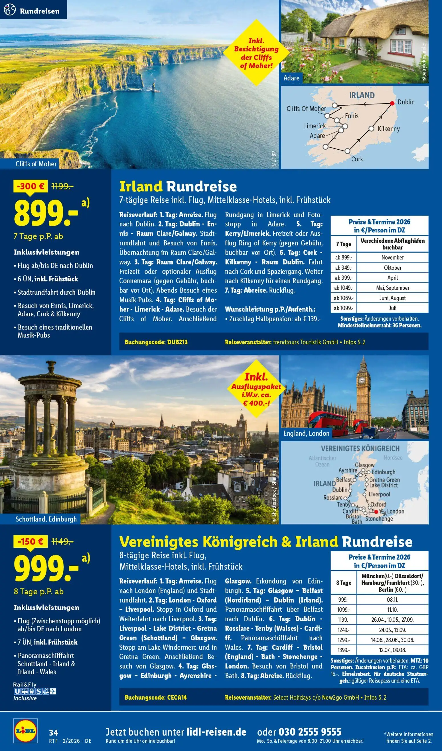 Lidl Reisen Prospekt 	 - Seite 34 - gültig ab 14.02.2026