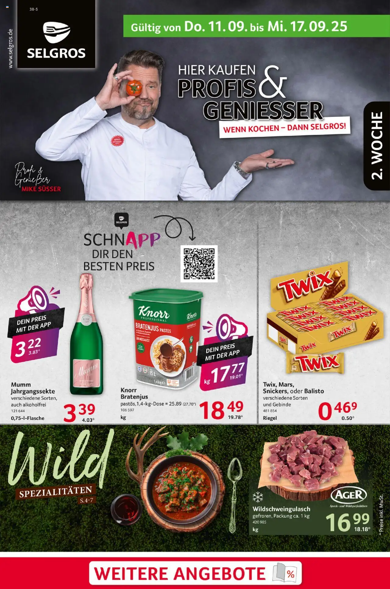 Selgros Prospekt 	 - Seite 1 - gültig ab 11.09.2025