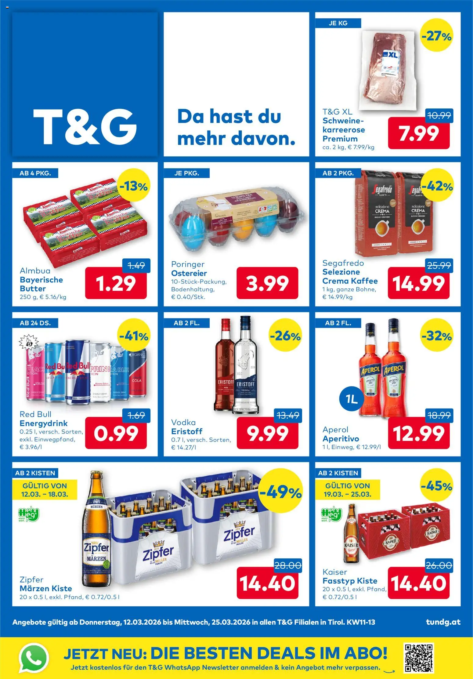 T&G Flugblatt - Seite 1- gültig ab 12.03.2026