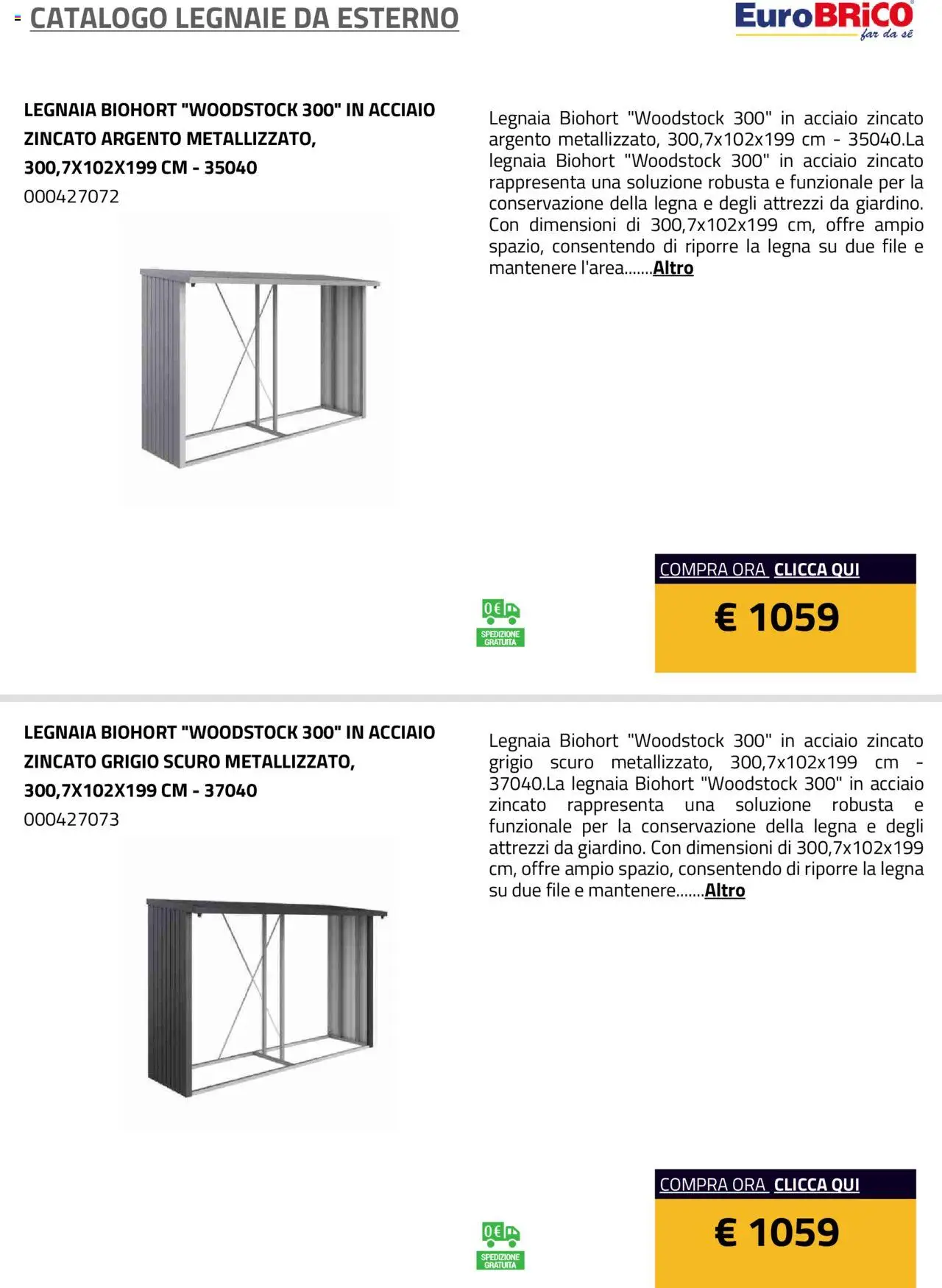 Eurobrico Legnaie da esterno catalogo - pagina 6 - valido dal 23/07/2025