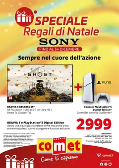 Anteprima Comet Sony Audio Video catalogo valida dal 01/09/2025