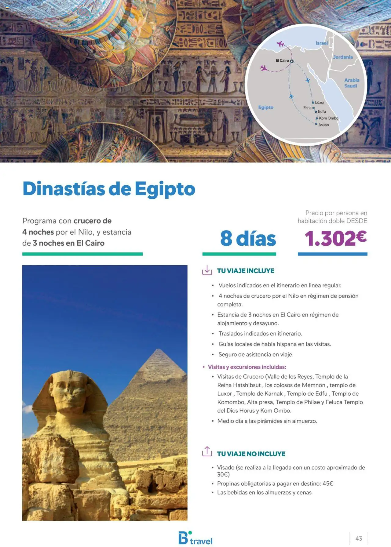 B the travel brand Egipto - Página de 43 - Válido desde 15/04/2024