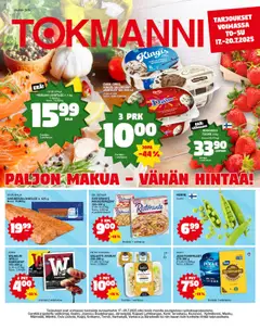 Esikatselu Tokmanni Ruokatarjoukset voimassa alkaen 17/07/2025