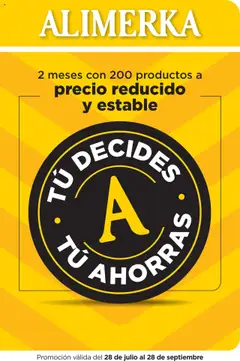 Vista previa del folleto Alimerka folleto válido desde 28/07/2025