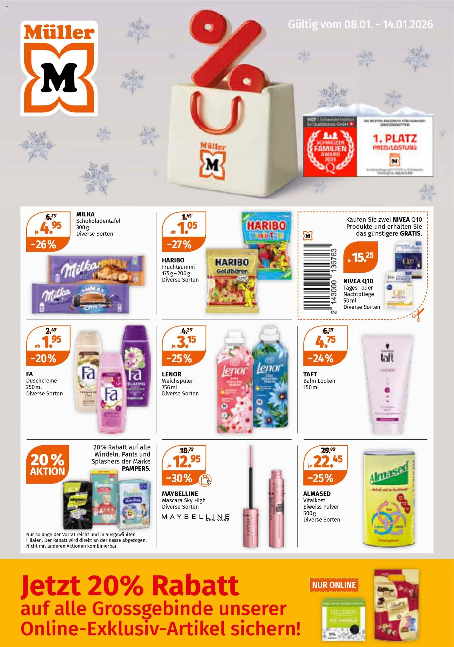 Müller Aktionen - Seite 1- gültig ab 08.01.2026