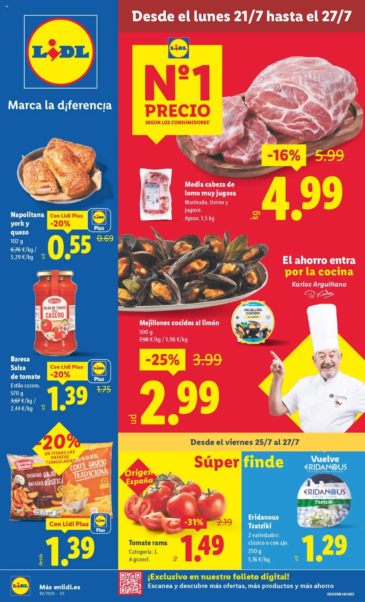 Lidl folleto - Página de 1 - Válido desde 21/07/2025
