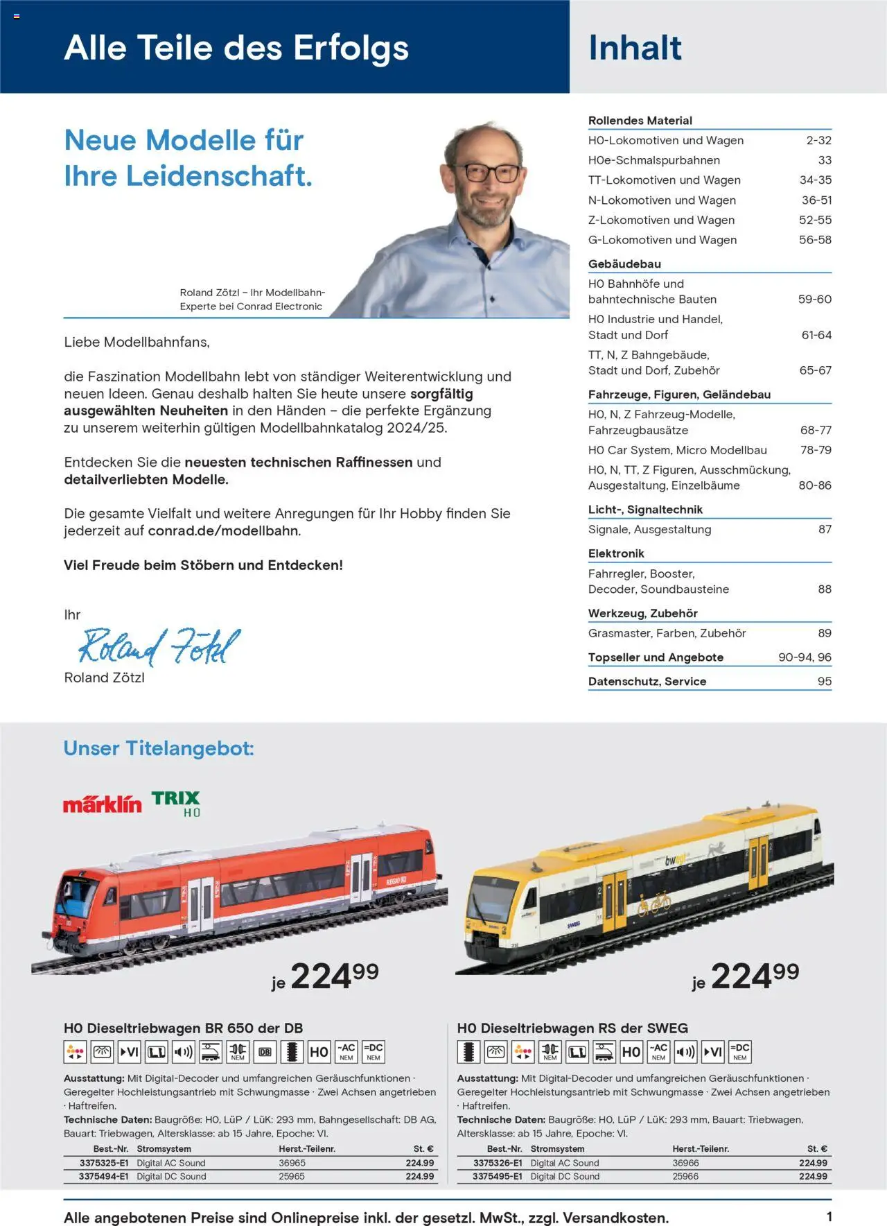 Conrad  Modellbahn Katalog - Seite 3 - gültig ab 25.08.2025