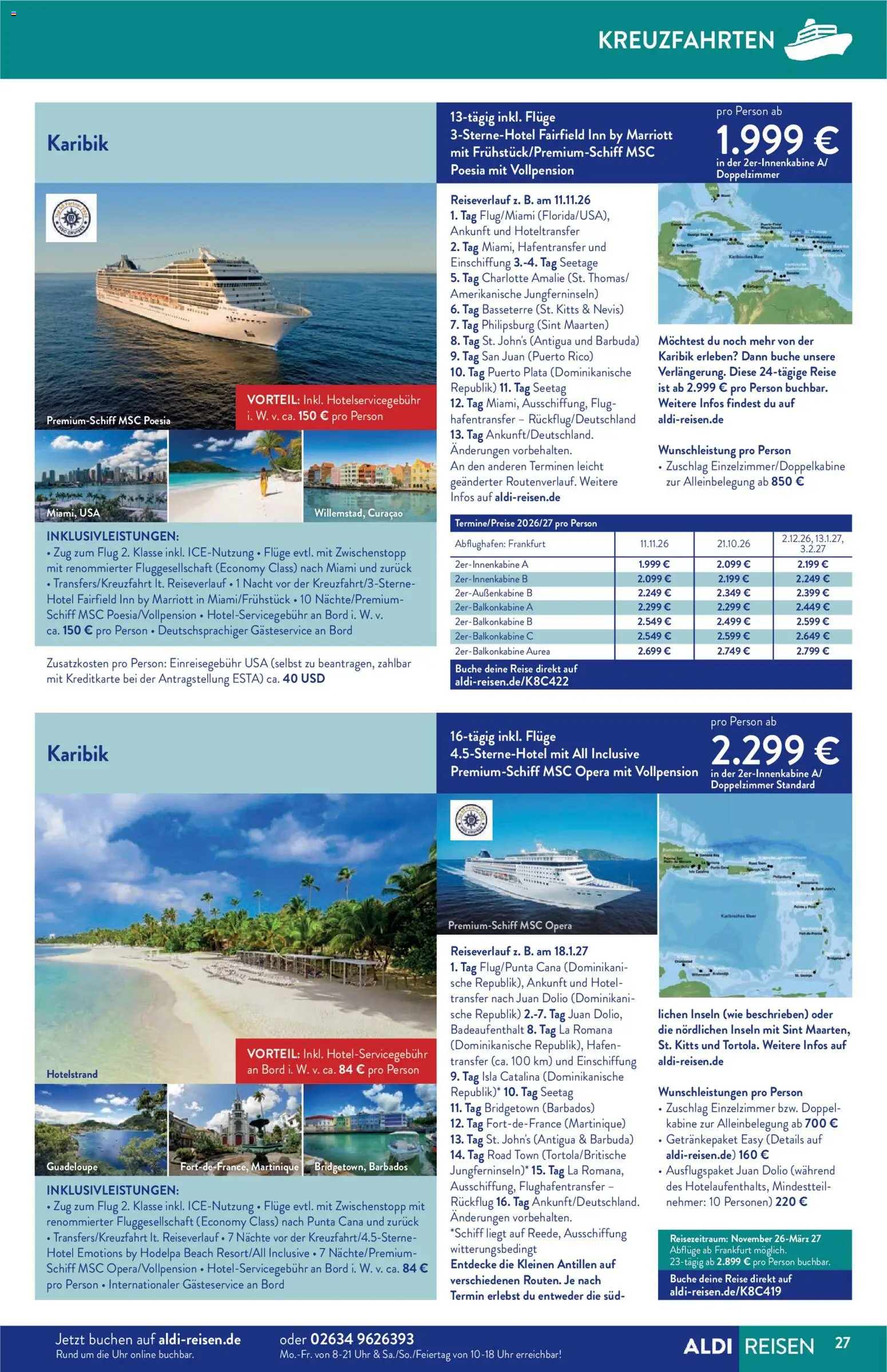 Aldi Reisen Prospekt 	 - Seite 27 - gültig ab 01.03.2026