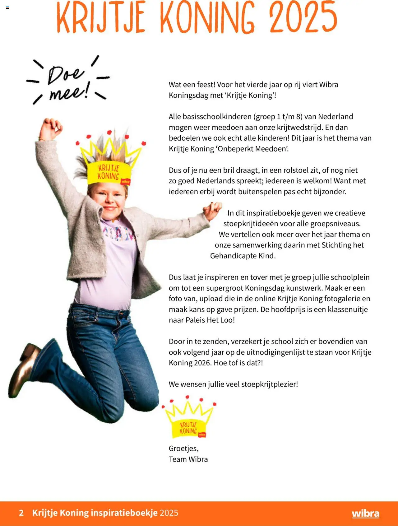 Wibra - Krijtje Koning inspiratieboekje - pagina 2- geldig vanaf 10-03-2025